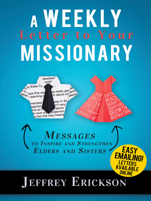 Title details for A Weekly Letter to Your Missionary by Jeffrey Erickson - Available